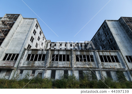 Abandoned house Ghost building Deserted house ghost building 44397139