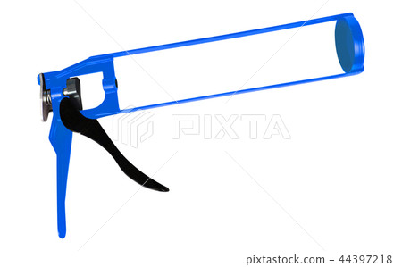 Silicone gun isolated on white background Silicone gun isolated on white background 44397218