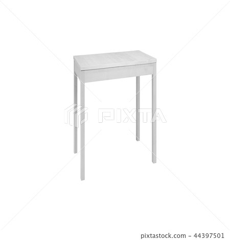 padded stool, isolated on a white background 44397501