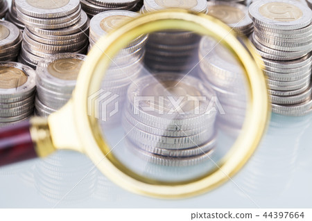 Finances on white background 44397664