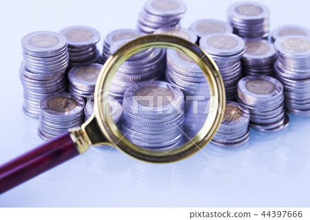 Finances on white background 44397666