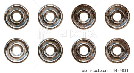 Bright and detailed eyelet/eyes close-up material texture background, top view (high resolution 3D CG rendering ∕ coloring illustration) Bright and detailed eyelet/eyes close-up material texture background, top view (high resolution 3D CG rendering ∕ coloring illustration) 44398311