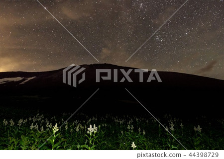 白山夜景 44398729