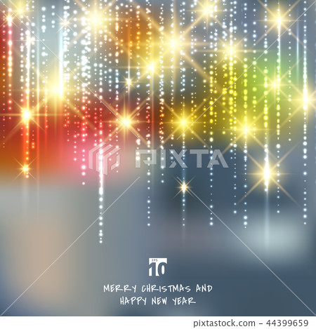 Abstract lighting glitter sparkle christmas 44399659