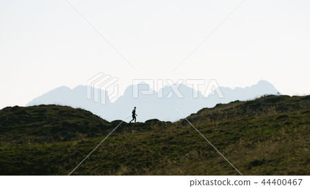 Silhouette of a man Silhouette of a man 44400467
