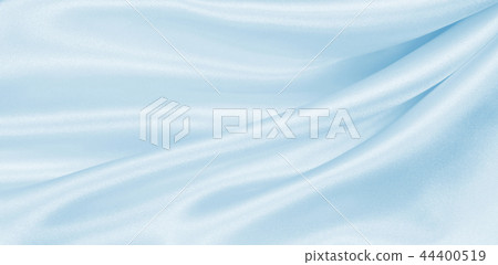 Smooth elegant blue silk or satin luxury cloth  44400519