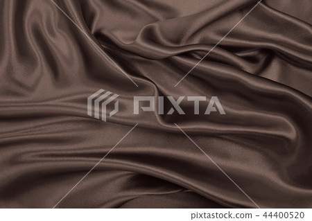 Smooth elegant brown silk or satin texture  44400520
