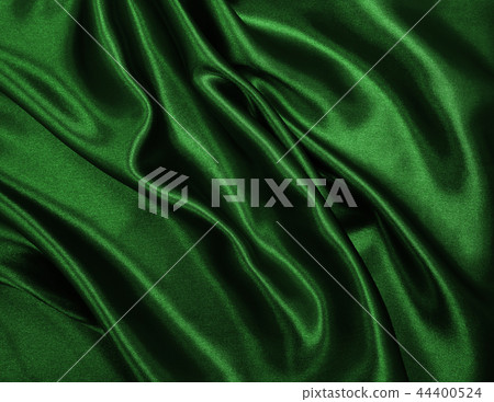 Smooth elegant green silk or satin luxury cloth 44400524