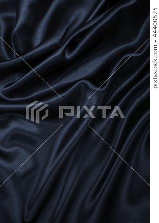 Smooth elegant black silk or satin texture Smooth elegant black silk or satin texture 44400525