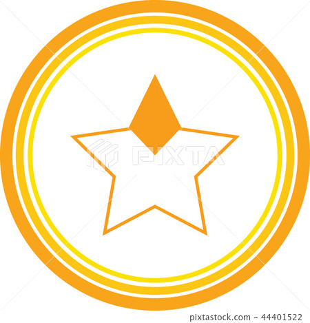 yellow star web icon stock vectors - Stock Illustration [44401522] - PIXTA