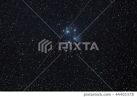 Pleiades star clusters 44403378