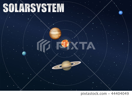 The solar system concept 44404049
