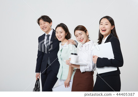 Professionals, colleagues, men, women, Koreans Professionals, colleagues, men, women, Koreans 44405387