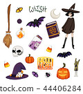 Halloween witch set 44406284