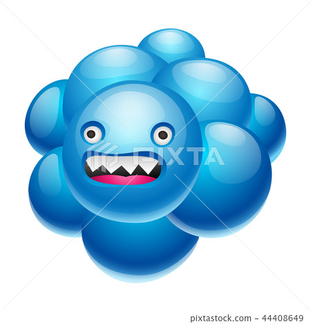 Poliomyelitis virus illustration. Poliomyelitis virus illustration. 44408649