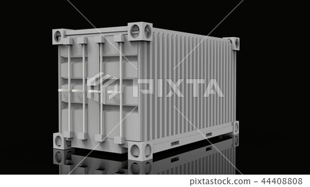 3d rendering of a shipping cargo container - Stock Illustration ...