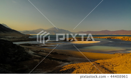 Panorama of Crater salt lake Assal Djibouti Panorama of Crater salt lake Assal Djibouti 44408961
