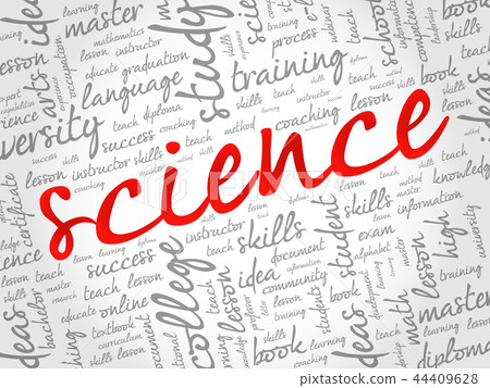 SCIENCE word cloud collage SCIENCE word cloud collage 44409628