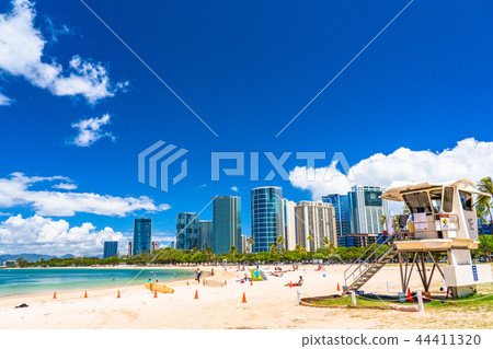 “夏威夷”阿拉莫阿納海灘公園檀香山 44411320