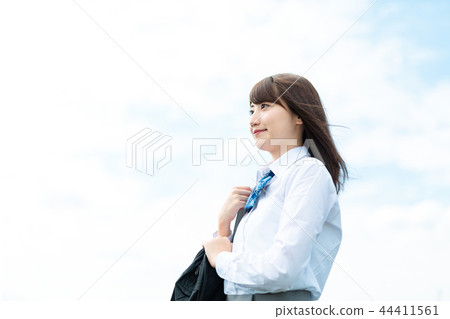 High school girl high school student student High school girl high school student student 44411561