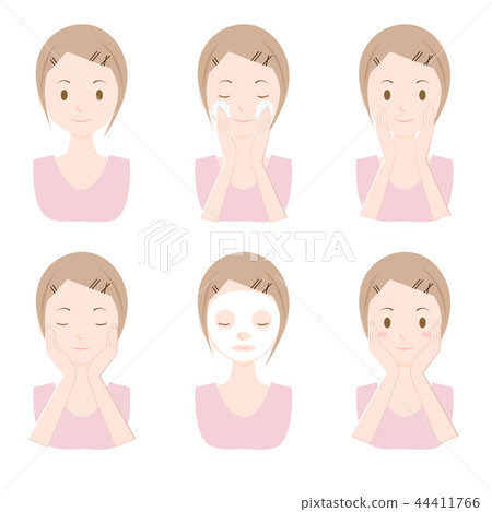 Young woman taking care of your skin 44411766