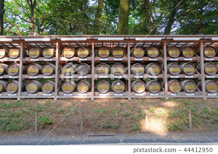 Meiji Jingu Shrine delivery wine barrel Meiji Jingu Shrine delivery wine barrel 44412950