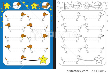Preschool worksheet 44413057