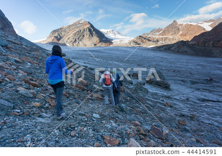 Mountain adventure in Tyrol Alps 44414591