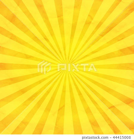 Yellow Sunburst Retro Background - Stock Illustration [44415008] - PIXTA