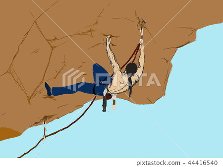 Lead climber 44416540