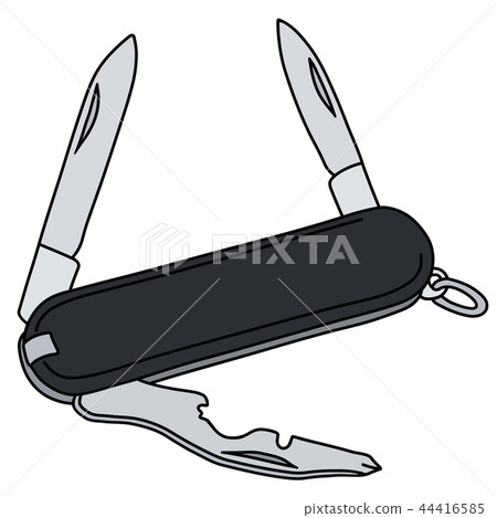 The black pocket knife The black pocket knife 44416585