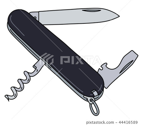 The black pocket knife 44416589