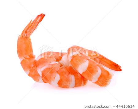 shrimp isolated on white background shrimp isolated on white background 44416634
