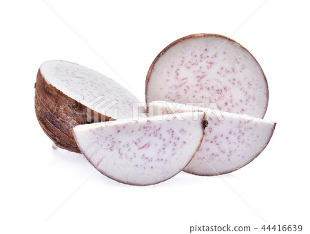 Taro isolated on white background Taro isolated on white background 44416639