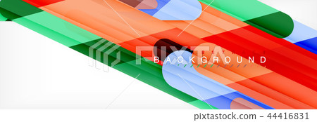 Abstract colorful lines, modern geometric background design Abstract colorful lines, modern geometric background design 44416831