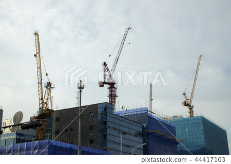 Construction site, crane Construction site, crane 44417103