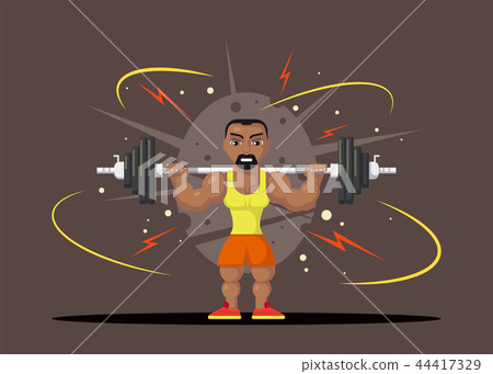 Weight Lifting athlete Weight Lifting athlete 44417329