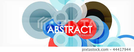 Circle composition abstract background 44417944