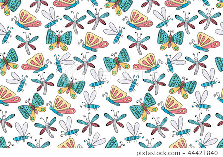 Scandinavian style seamless pattern for kids Scandinavian style seamless pattern for kids 44421840