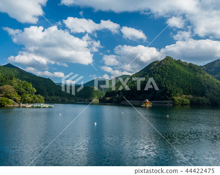 Ikuno Dam aka Ginzan lake Ikuno Dam aka Ginzan lake 44422475