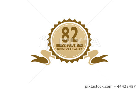 82 Years Ribbon Anniversary 44422487