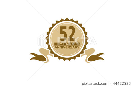 52 Years Ribbon Anniversary 44422523