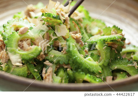 Bitter gourd and tuna 44422617