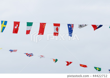Flags of the athletic meet Flags of the athletic meet 44422712