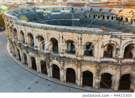 Arena of Nimes at sunset 44423303