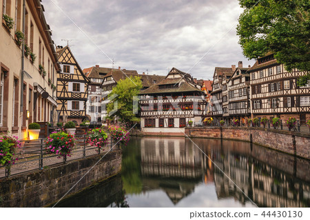 Strasbourg France, Colorful Half Timber House Strasbourg France, Colorful Half Timber House 44430130