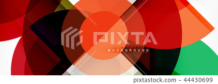 Abstract background bright circles geometric design 44430699
