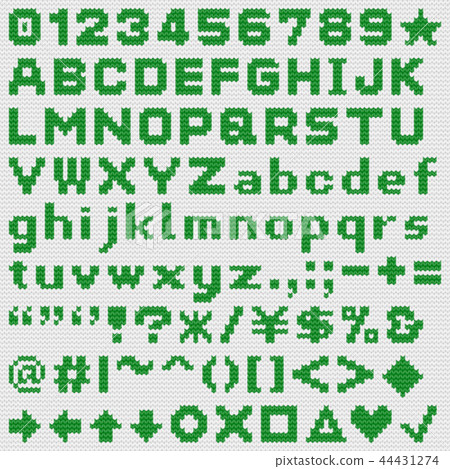針織_粗紗_字母_綠色字母_白色背景_ 180 928 針織_粗紗_字母_綠色字母_白色背景_ 180 928 44431274