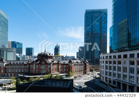 (Tokyo-city view) Tokyo Station 4 seen from the building observation floor (Tokyo-city view) Tokyo Station 4 seen from the building observation floor 44432329