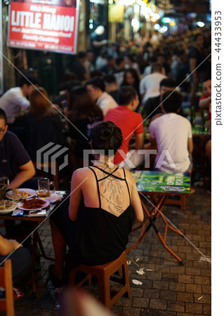 hanoi, vietnam, night market 44433953